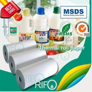 Nhãn chống nước Nhãn Chất liệu BOPP trắng tổng hợp với MSDS RoHS